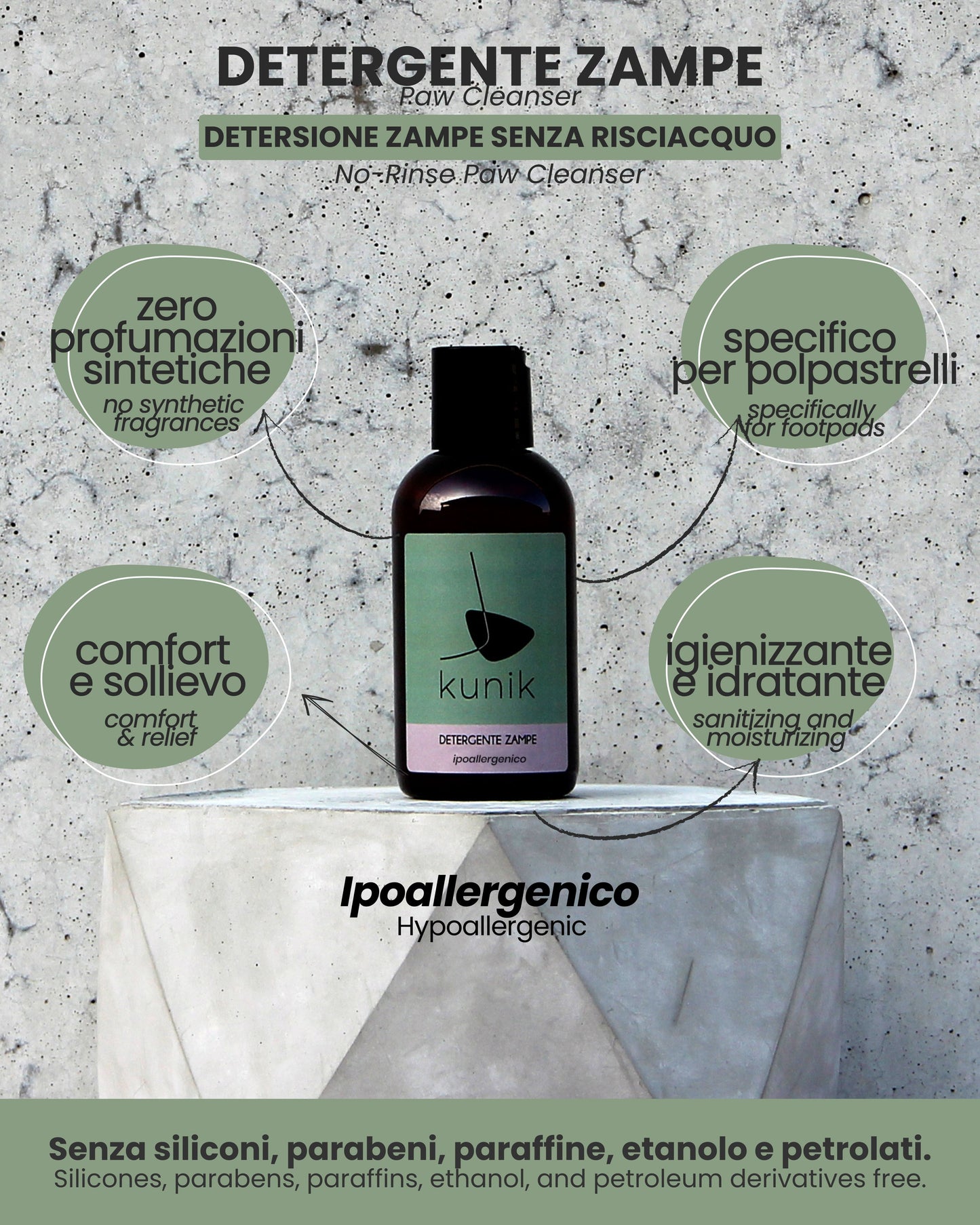 DETERGENTE ZAMPE - Ipoallergenico
