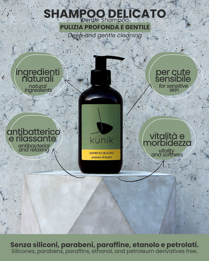 SHAMPOO DELICATO PER CANI E GATTI